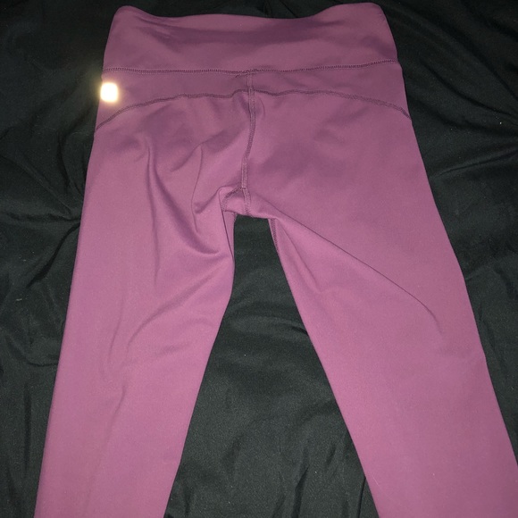 Burgundy Fabletics Leggings - Picture 3 of 4